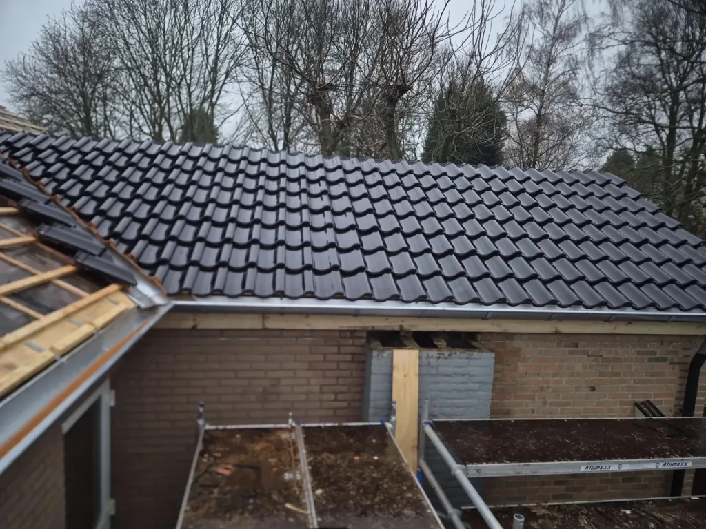 Nieuw pannendak door RVD Dakbedekking